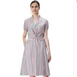 eShakti Striped Cotton Dress